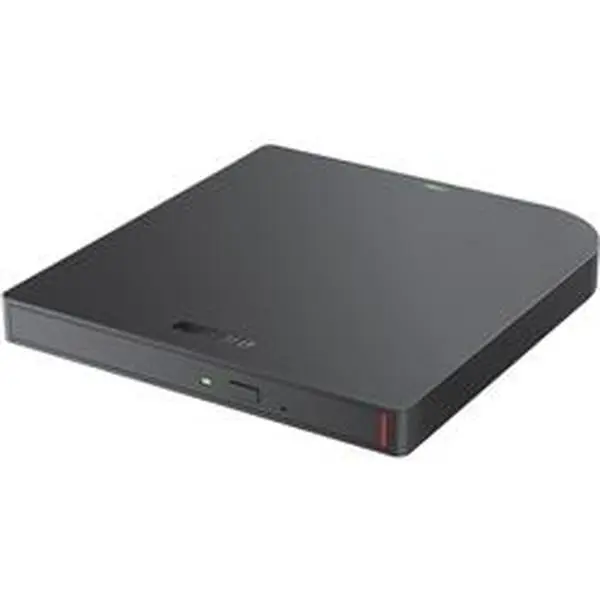 Buffalo Americas DVSM-PUV8U3B-TAA MediaStation Portable 8x DVD Writer - Lightweight, 0.6 Inches, Business-Friendly, USB Cable Included, Ideal for Travelers, Cd-Rs, Cyberlink Software Suite