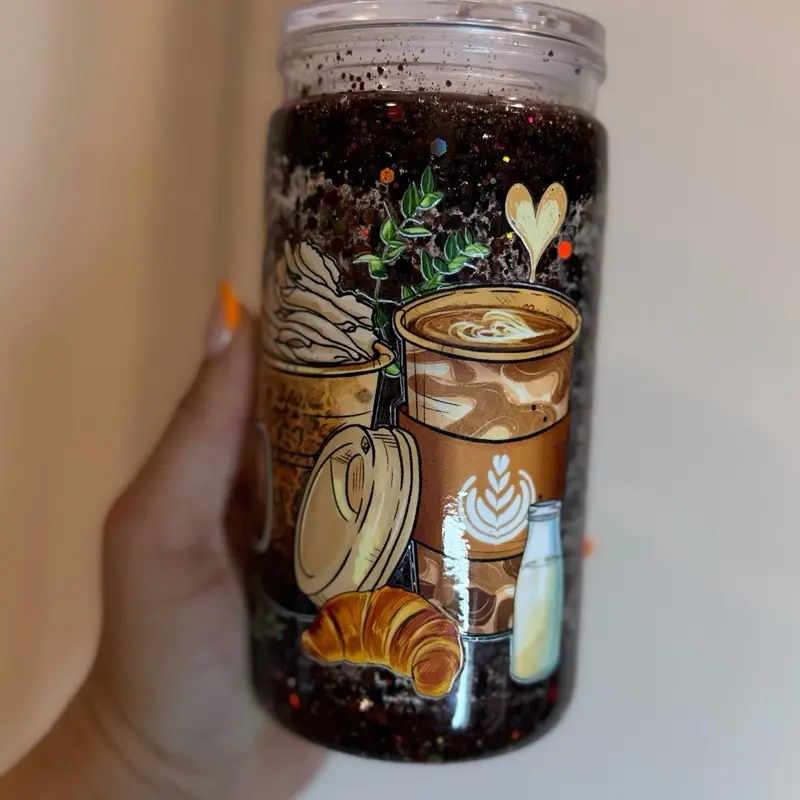 Coffe Snow Globe Tumbler