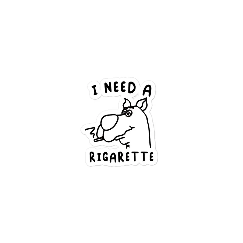 Character-Based Cigarette Decal - Durable High Opacity Film Stick-On Labels for DIY Scrapbooking Stamping, Extra Motivation & Indoor Toys & Hobbies Projects