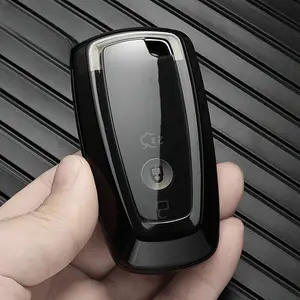 TPU Premium Key Case Cover Shell Fob - Key Shells for Ford Edge Fusion Mustang Explorer F150 F250 F350 - Durable Protector Holder with Keyless Accessories Automotive Vehicle Car