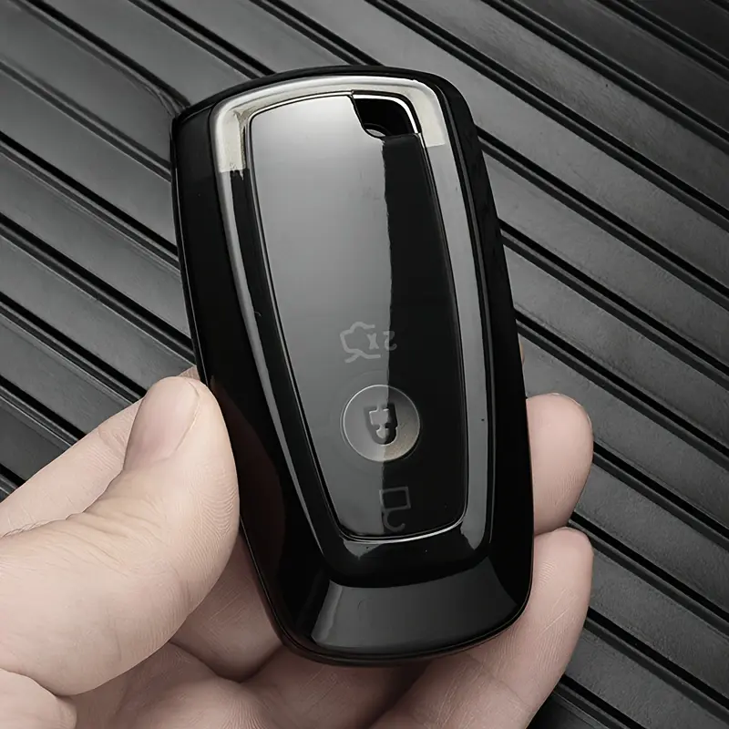 TPU Premium Key Case Cover Shell Fob - Key Shells for Ford Edge Fusion Mustang Explorer F150 F250 F350 - Durable Protector Holder with Keyless Accessories Automotive Vehicle Car