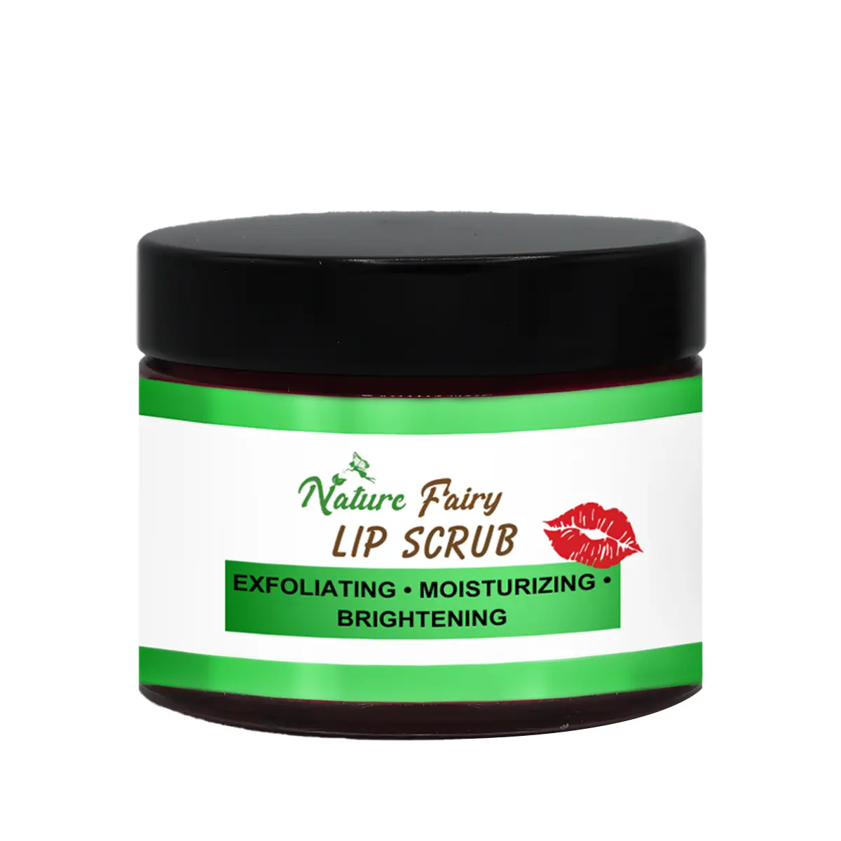 Nature Fairy Lip Scrub - All-day Hydration for Smooth Kiss-ready Lips Exfoliating Moisturizing Brightening with Organic Sugars & Nutrient-rich Oils