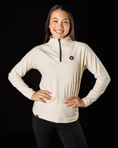 Women's Performance Q-Zip - Sand Trap