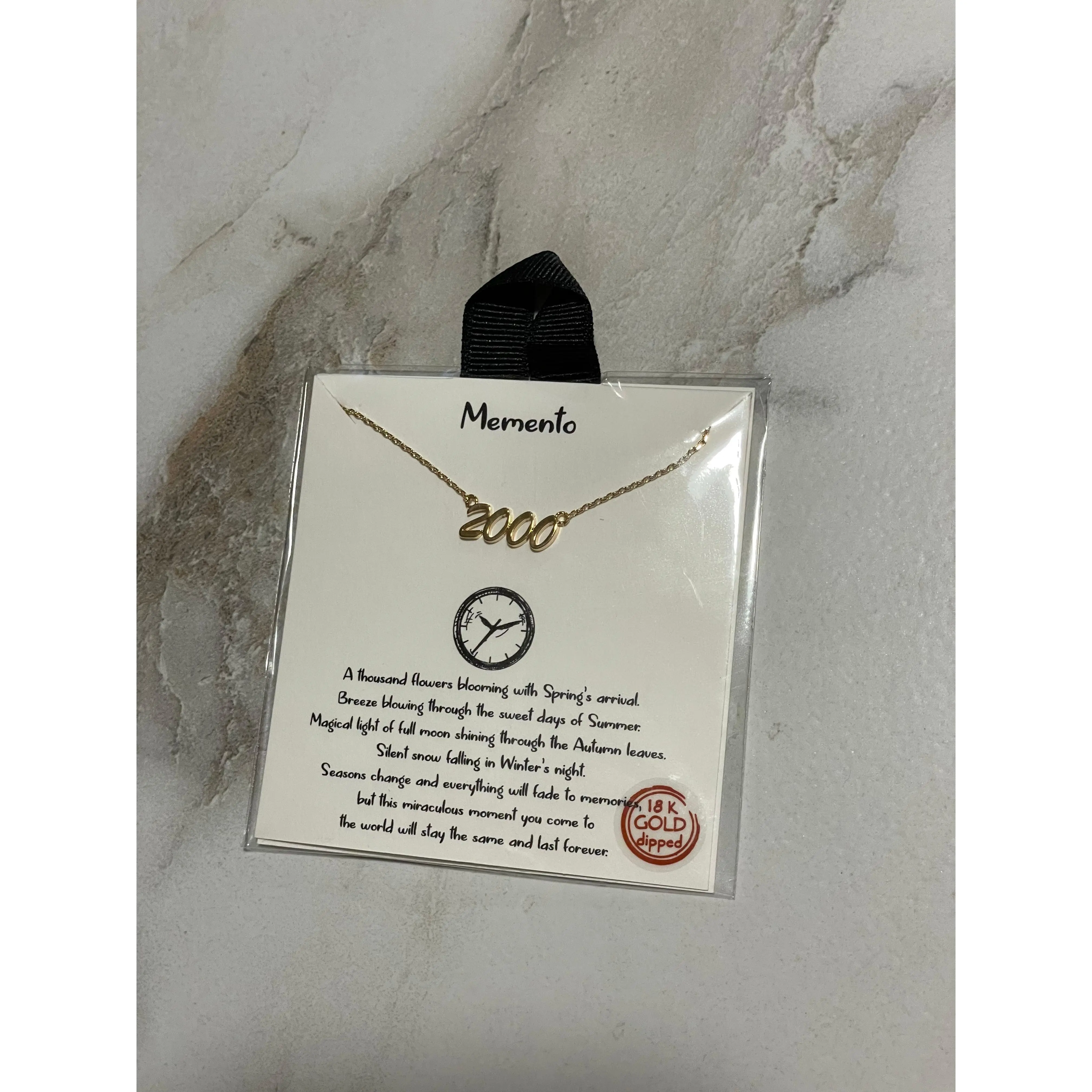 Year 2000 Necklace women jewelry