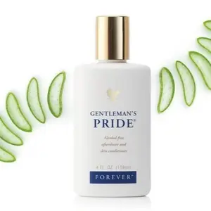 Gentleman's Pride Alcohol-Free Aftershave and Skin Conditioner 4 FL OZ 118ml Forever with Aloe Vera