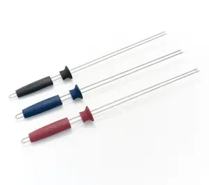 Technique Set of 3 Stainless Steel BBQ Skewers w/ Push-Off Slider