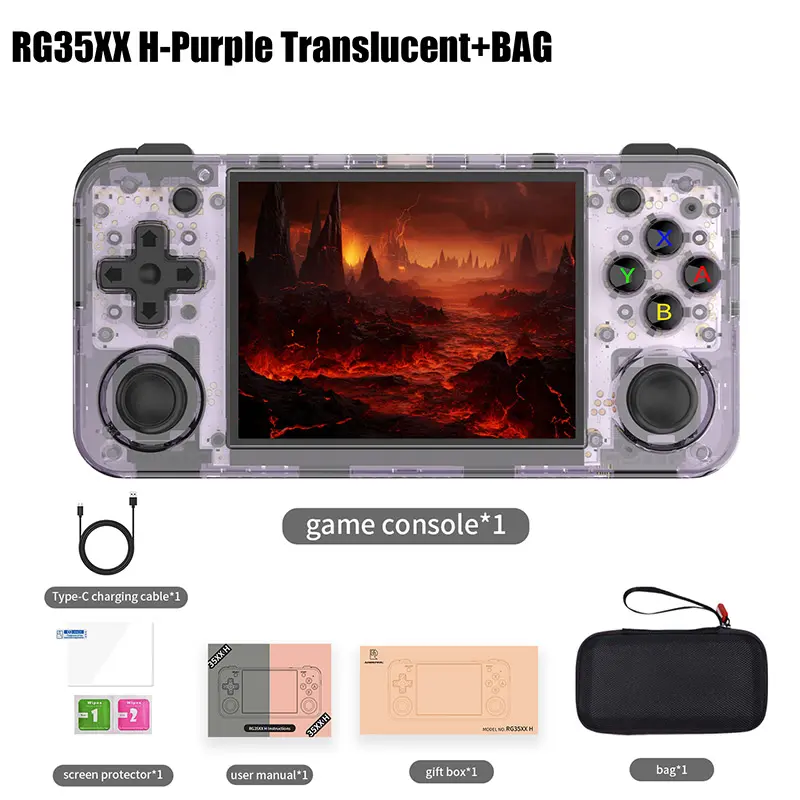 RG35XXH-Purple Translucent+BAG