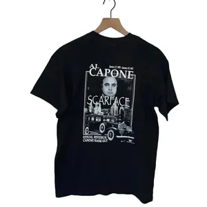 Vintage Al Capone Shirt, Hang Out Historical Graphic Tee