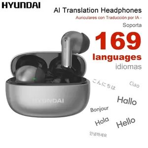 HYUNDAI Y10 Supports 169‑Language Translation Wireless Bluetooth Headphones For Playing Music And Phone Call Fit Ear Design Comfortable To Wear, with Audio Earbuds for Music & Phone Calls