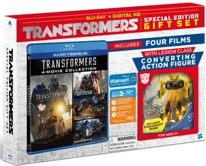 Transformers 1-4 Gift Set  [BLU-RAY MOVIE] Boxed Set, Gift Set, Toy