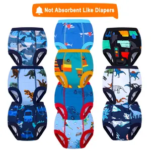 10-Pack Cotton Potty Training Pants – Soft and Comfortable Reusable Training Underwear for Kids, Perfect for Boys and Girls