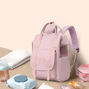 Mommy Bag Fashion Large Capacity Multi-Functional Backpack, Baby Travel Organizer, Dual Shoulder Bag for Mothers, 1pcs