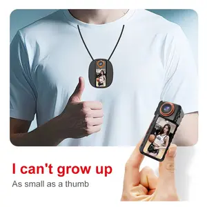 New portable HD wireless action camera with 16GB memory card – featuring a 1.47-inch IPS display and a 180° rotating magnetic wrist strap – a wearable magnetic Vlog camera perfect for travel, sports, and extreme sports / an excellent Easter gift option.