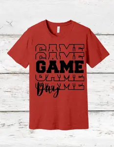 Game Day Shirts Cotton Casual Plain Black