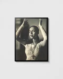 Sade Adu poster, Sade print, Romantic gift, For loved ones, Music wall decor, Music poster