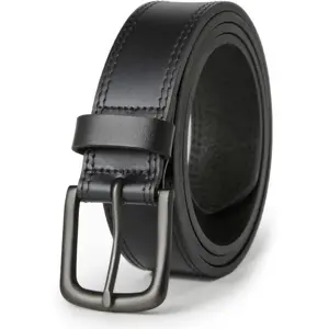 Men's Genuine Leather Casual Every Day Jeans Belts, Handmade Men Leather Belt with Gift Box