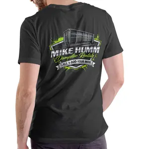 MIKE HUMM DUMPSTER RENTALS Funny Name T Shirt Unisex Cotton Tee with Unique Design, Shortsleeve