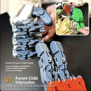 Cyberpunk Mechanical Hand Toy, Biomechanical Arm, Limited Time Sale, Cool Robot Hand, Perfect Gift for Fans, Unique Collectible Item, Anime Action Figure
