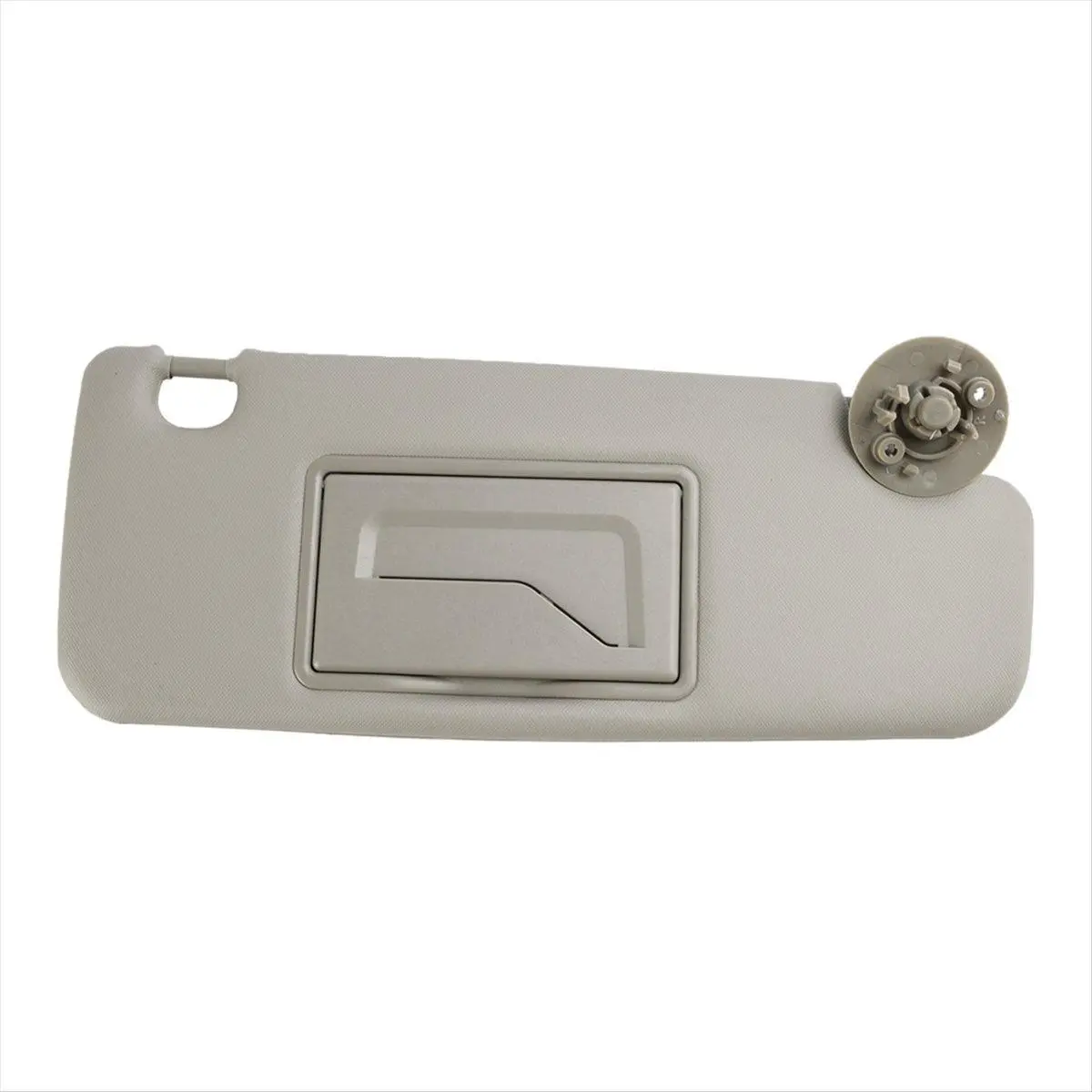 Sun Visor for Chevy Sonic & Spark 2012-2020, Right Passenger Side Direct Replacement, Gray Plastic, Front Placement, Replaces OEM #42747787, 1X Car Sun Visor