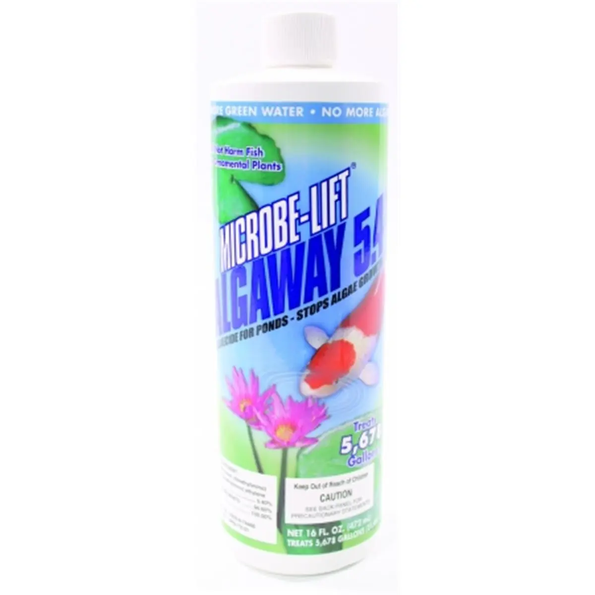 Ecological Laboratories Microbe-Lift Algaway 5.4 16 Ounce ALGA16, 16Oz, Algae Control, Controls Algae