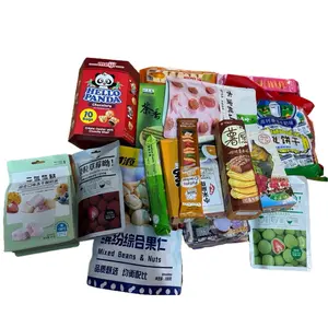 Assort Asian  Snack  3 lb、 every box put different snacks full size or mini size