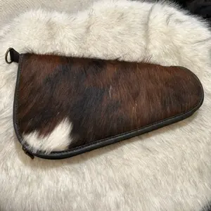 Leather and Cowhide 14” Pistol Case