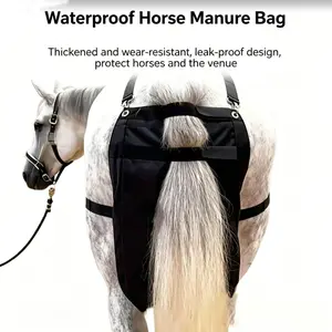 1pc Waterproof Horse Manure Bag, Washable City Park Horse Manure Pouch, Portable Animal Waste Storage Bag, Ideal for Outdoor Use