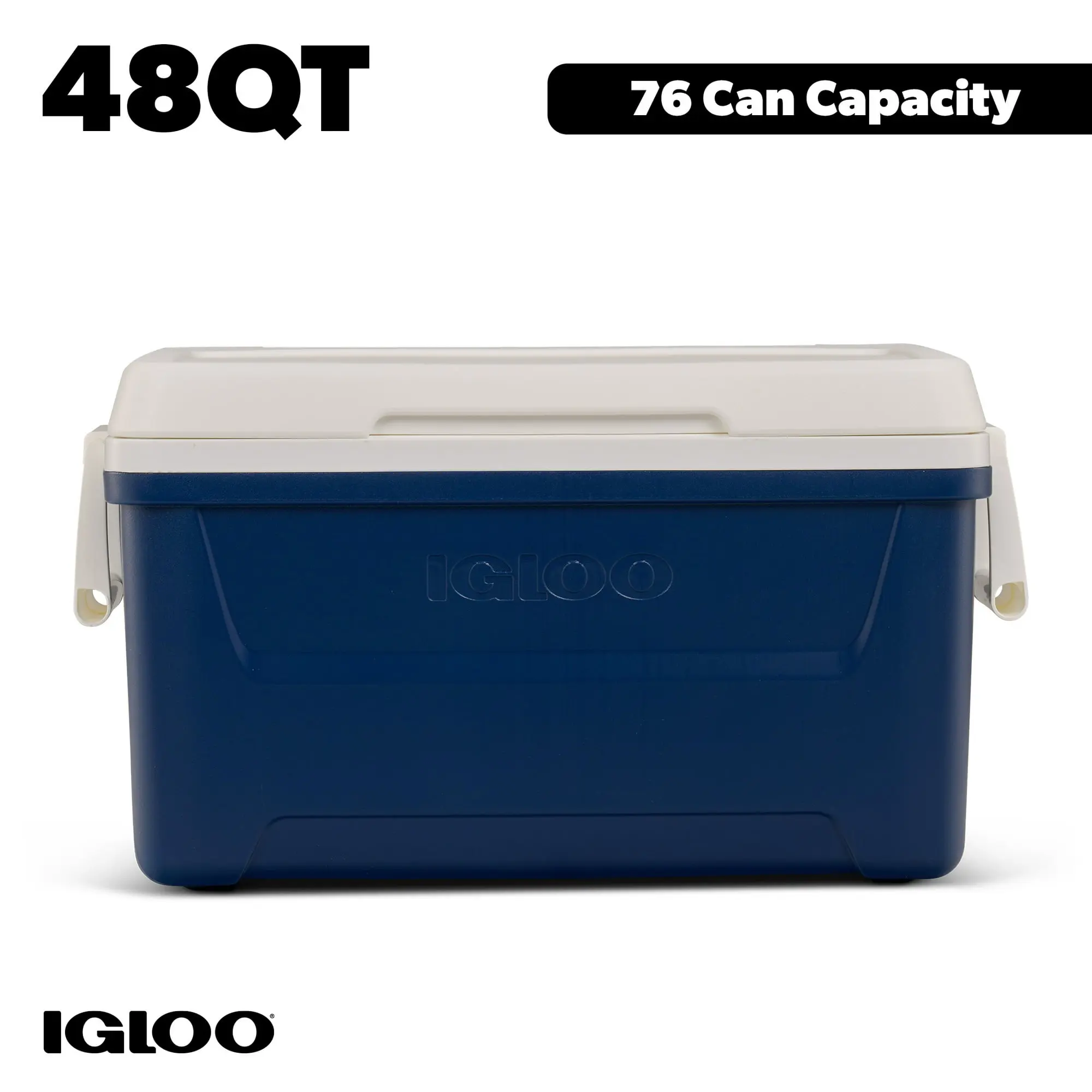 Igloo 48 QT Laguna Hard Sided Ice Chest Cooler, Navy