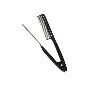 Straightening Hair Styling Tool with V-Shaped Design Comb for Men and Women