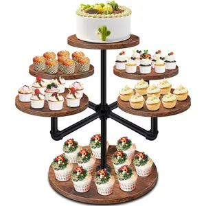 Cupcake Stand, 3 Tier Cupcake Tower Large Cupcake Stand for 50 Cupcakes  Cake Stand Tiered Tray Stand Dessert Table Display Set Tiered Cake Stand for Party, Wedding, Birthday