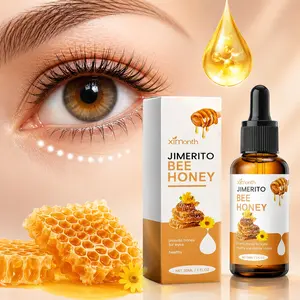 Honey Eye Drops for Dry Eyes, Jimerito Bee Honey 30mL Eye Drops, Refreshing Moisturizing Drops for Tired Eyes & Daily Eye Care