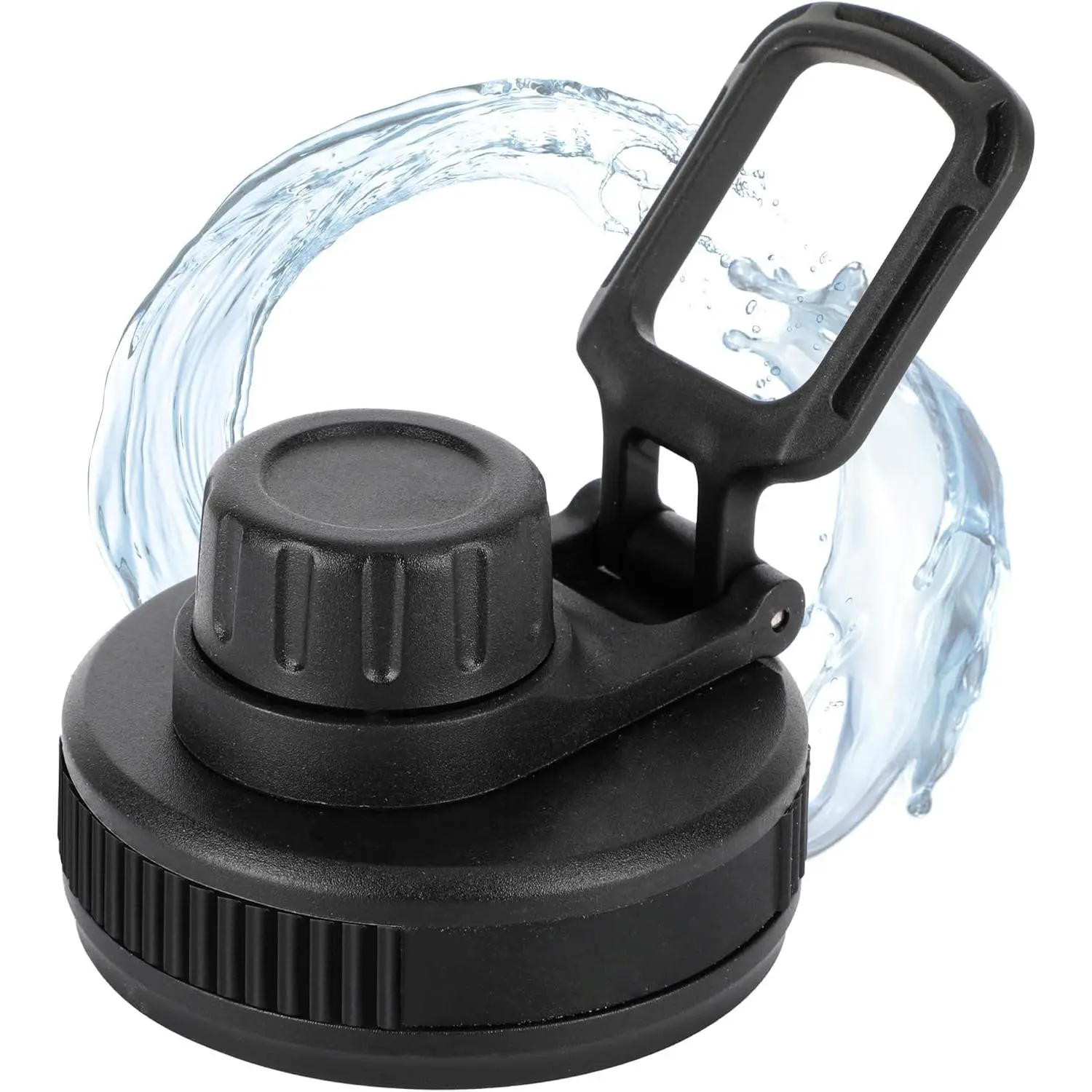 Spout Lid Replacement for  Wide Mouth 12, 16, 18, 32, 40, 64 OZ, Chug Lid for Thermoflask with Handle, Replacement Lid for Wide Mouth Water Bottle 2.28in