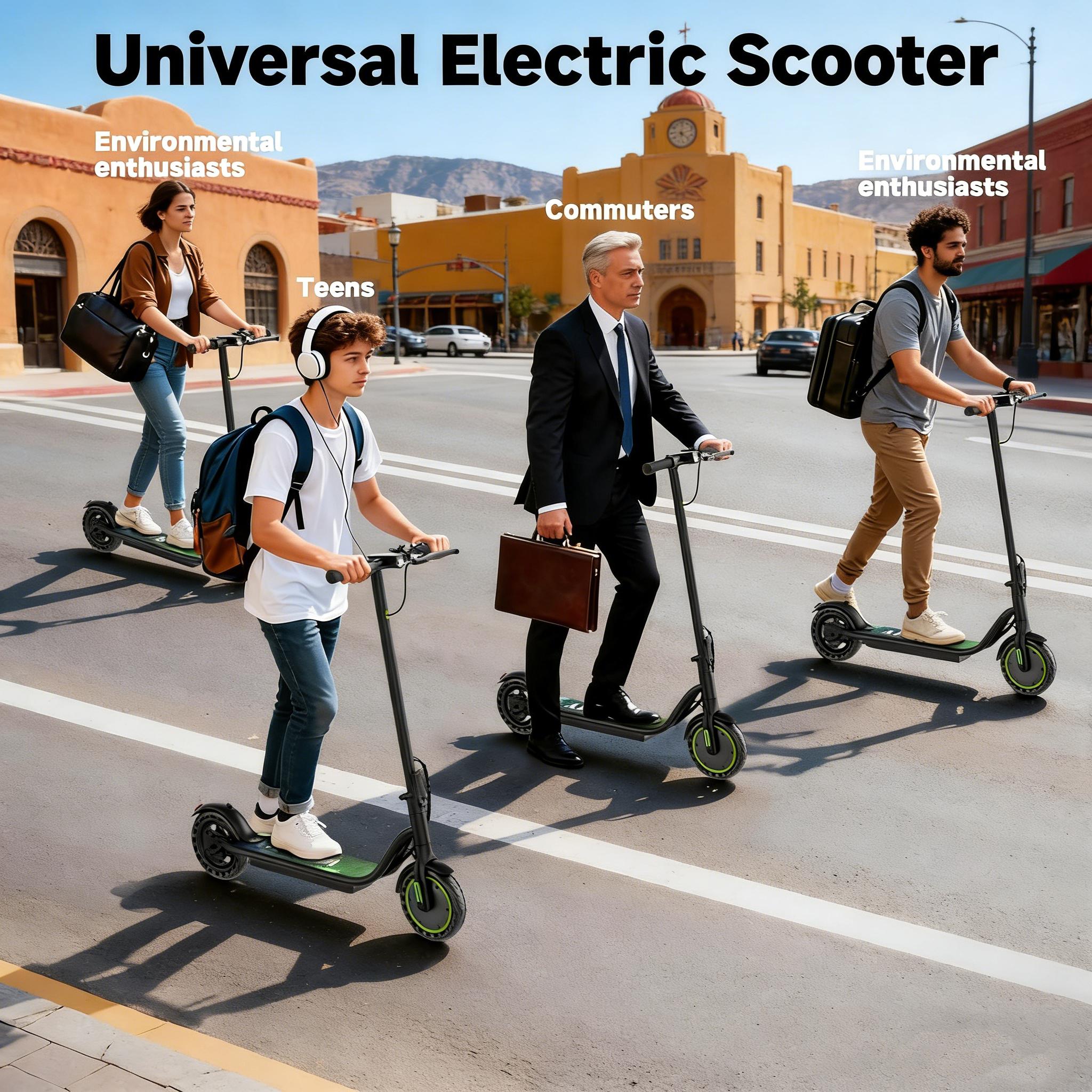 A Safe Urban Commuter Electric Scooter with Double Braking System, 350W Motor, 19MPH Top Speed, 8.5" Solid Anti-Puncture Tires, App Control for Adults A Safe Urban Commuter Electric Scooter with Double Braking System, 350W Motor, 19MPH Top Speed, 8.5" Solid Anti-Puncture Tires, App Control for Adults