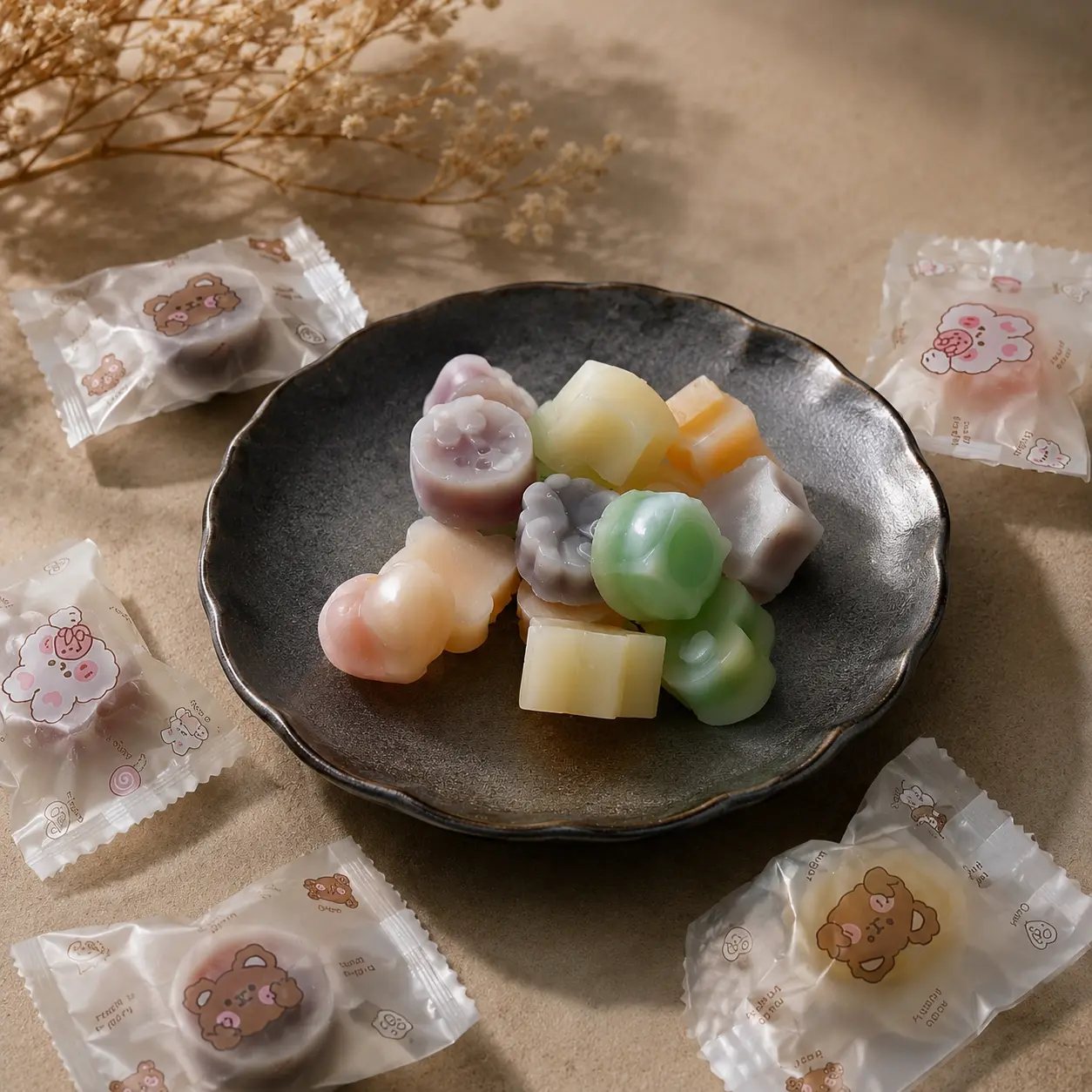 Retro Wax Bottle Candy Collection, 3.5 oz Box, Childhood Style Fruit Candy with Sweet Liquid Center, Classic Chewy Snack Gift Box