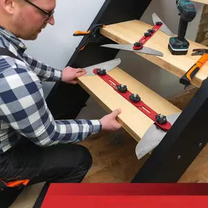 Sturdy Ladder Step Measuring Tool, Ladder Step Measuring Tool, Hand Measuring Tool for Accurate Cutting