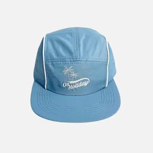 Blue Hamptons 5 Panel Cap