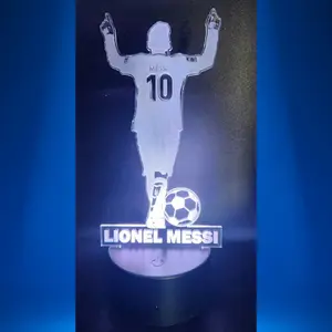 Soccer Player LED Night Lamp - Perfect Christmas or Birthday Gift