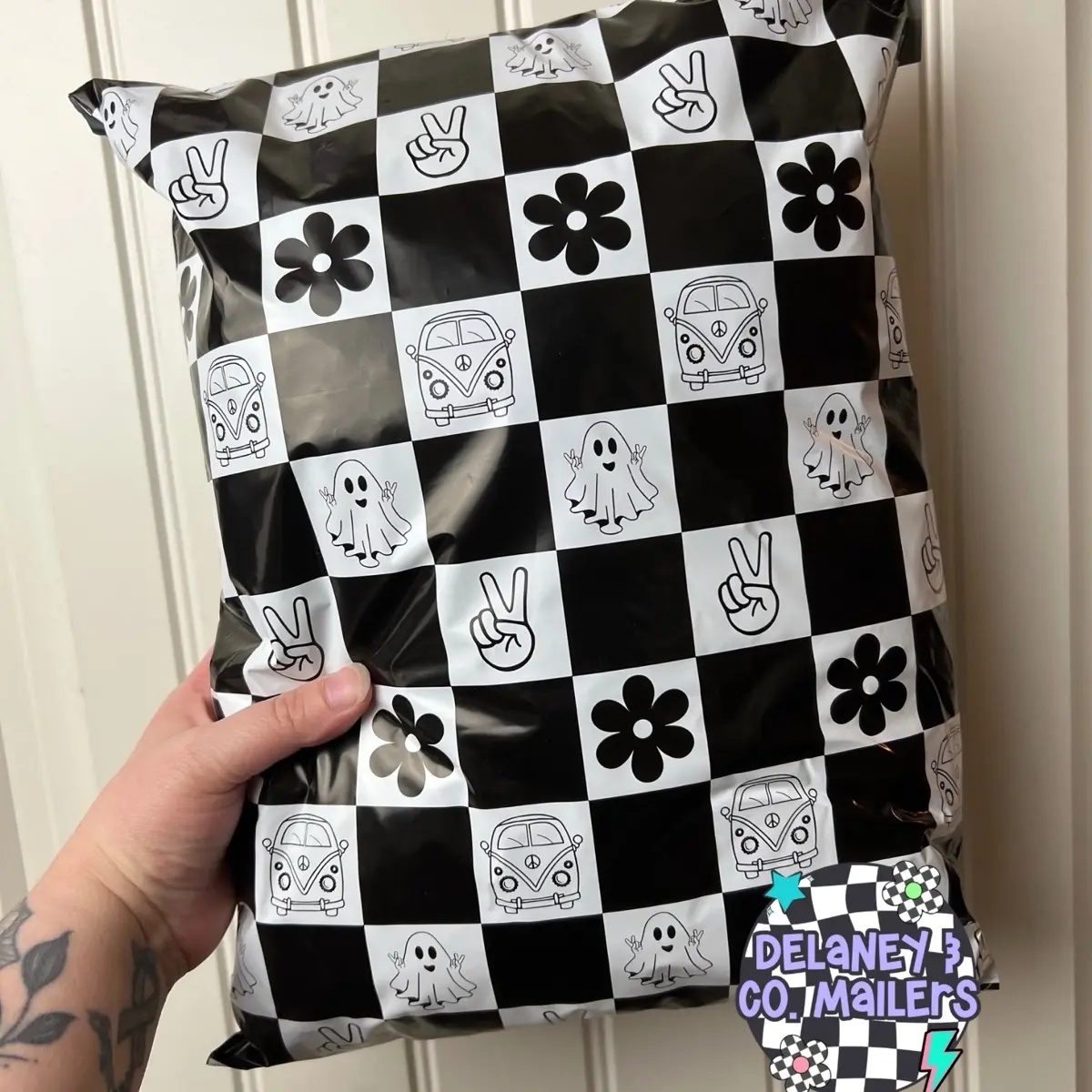 12x15.5 Check Please, Boo Polymailer - Pack of 100