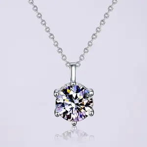 Hand Star Classic Moissanite & Lab-Grown Alexandrite Necklace, 41cm White Gold Chain, Hand-Set Stones, Waterproof, Sweat-Resistant, Fade-Proof, 50g, Daily Wear, Romantic Mother's Day Gift