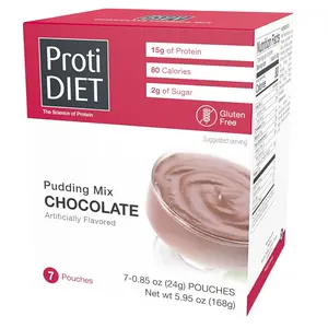 ProtiDiet - Chocolate Protein Pudding Mix -7/Box