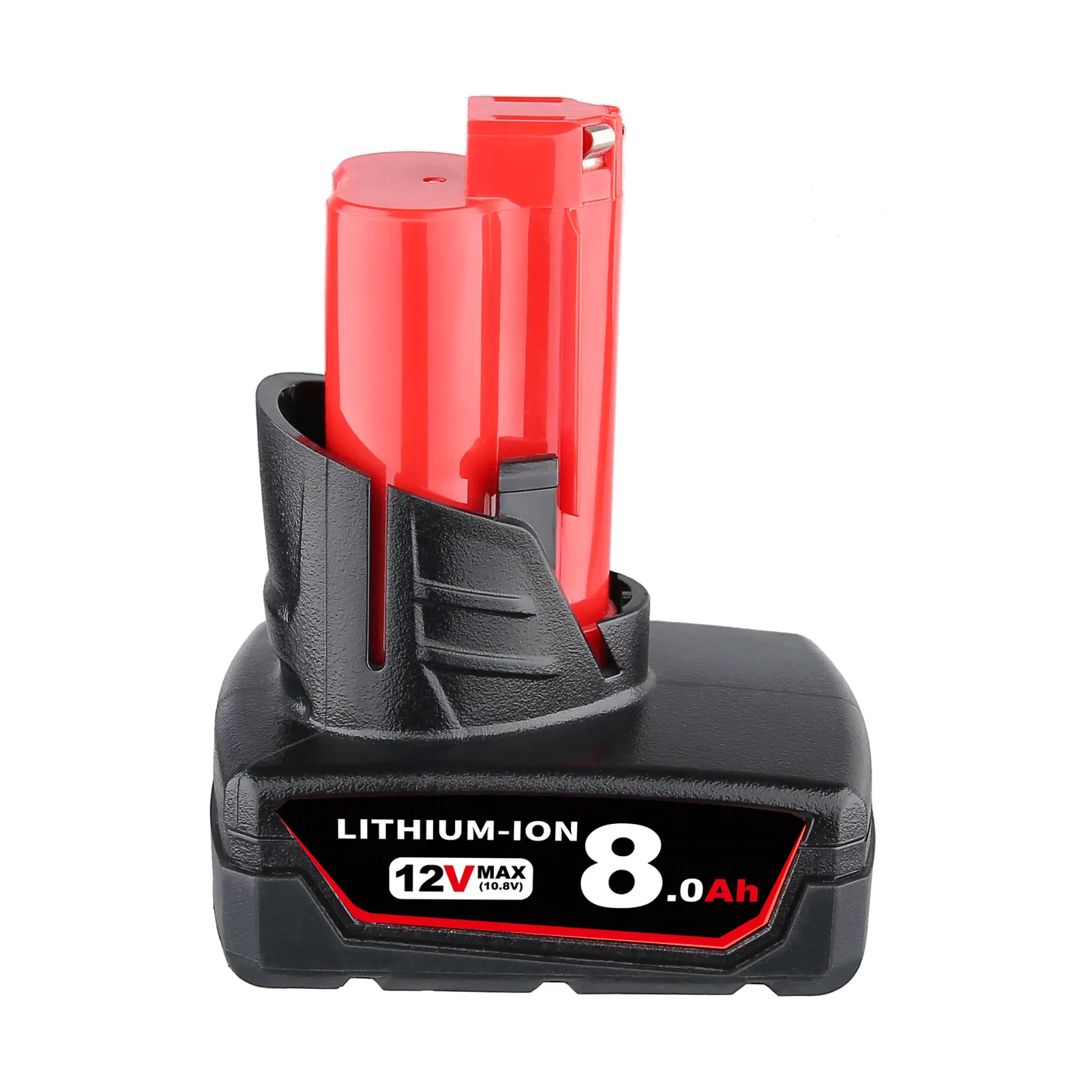 M12 10.8V(12Vmax) 8000mAh Black & Red Replacement Battery Pack for MILWAUKEE MWL1806 Cordless Tool Accessories