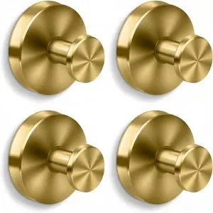 4 PCS Suction Cup Hooks  Gadgets Kitchen home essentials  suction Hooks bathroom accessories Waterproof Reuseable for Shower Bathroom Towel Hooks Shower Hooks Holders Shower Hooks Hanging Towels Loofah Robe nodrill vacuum