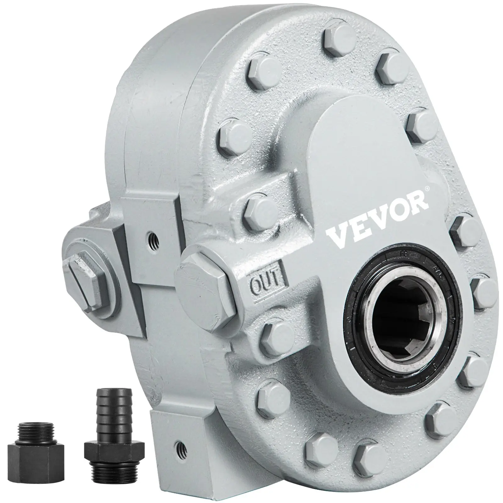 VEVOR Hydraulic Pump 16.6GPM Hydraulic Motor 540RPM Log Splitter 2500PSI Hydraulic Splitter SAE 12 Outlet Port Hydraulic Pump for Log Splitter for Truck Tailgate Lift, Scissor Lift, Dump Trailer