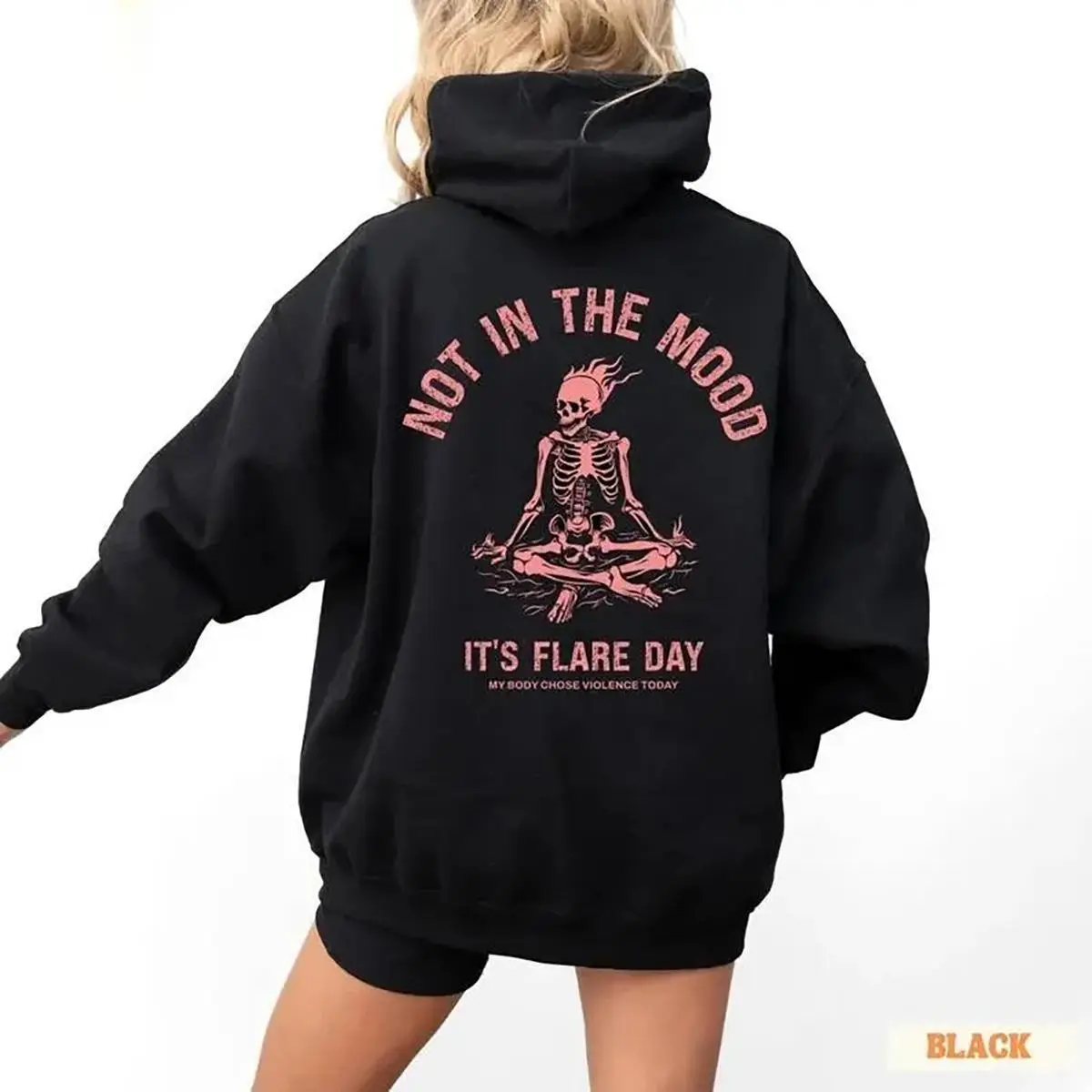 Women's Graphic Long-Sleeve Top, Soft Pure Cotton Street Style Pullover, Chronic Illness Spoonie Gift, Ehlers Danlos Support T-Shirt