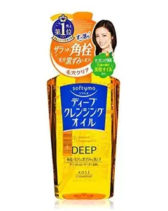 KOSE SoftyMo deep Cleansing Facial Wash Oil Treatment Makeup Removal 230ml