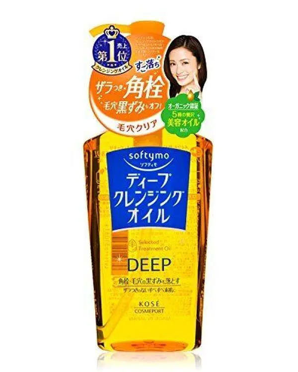 KOSE SoftyMo deep Cleansing Facial Wash Oil Treatment Makeup Removal 230ml KOSE SoftyMo deep Cleansing Facial Wash Oil Treatment Makeup Removal 230ml