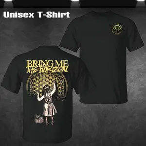 BringMeTheHorizon Post Human Nex Gen Metalcore band short-sleeved shirts unisex family clothing Oversized Aesthetic Boho Graphic Tshirt Tee Top Womenswear Streetwear Summer