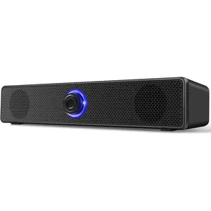 Computer Speakers, USB-A Powered PC Speakers Wired Stereo Desktop Speakers with 3.5mm AUX Audio Plug (No Bluetooth) for Computer, Desktop, Laptop, PC [2026 Version]