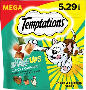 Crunchy and Soft Cat Treats Chicken Flavor for Training Rewards and Daily Snacks 5.29oz Pouch