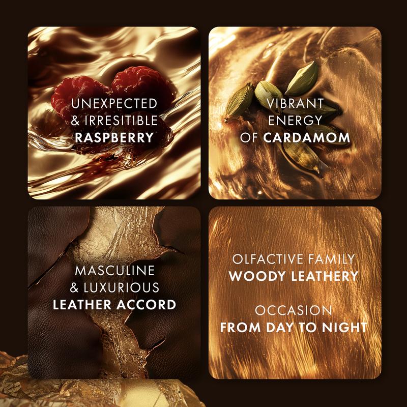 Azzaro Fragrance Forever Wanted Elixir 100ML Extrait de Parfum for Men Bold Spicy Sophistication Leather Warmth Regular Edition